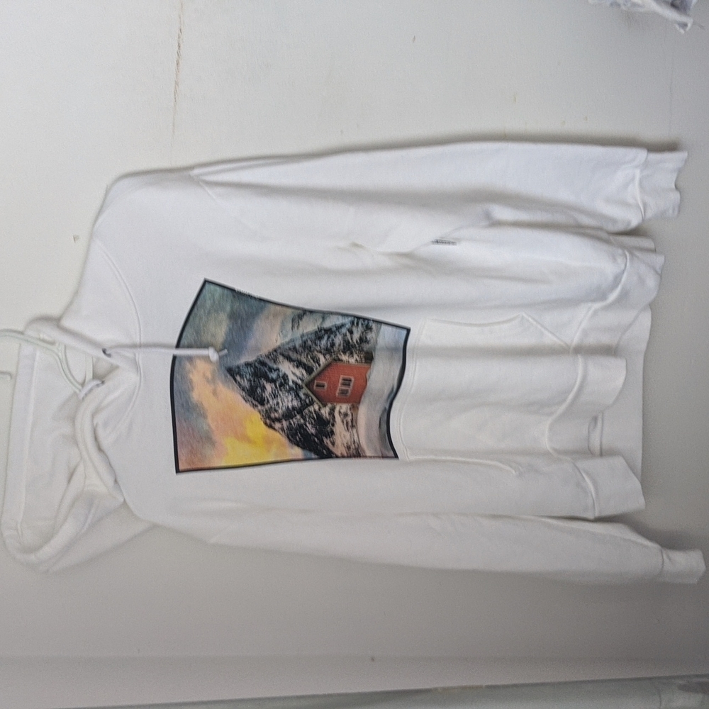NWOT Gender- Neutral Graphic Pullover hoodie sweatshirt For Men& Women